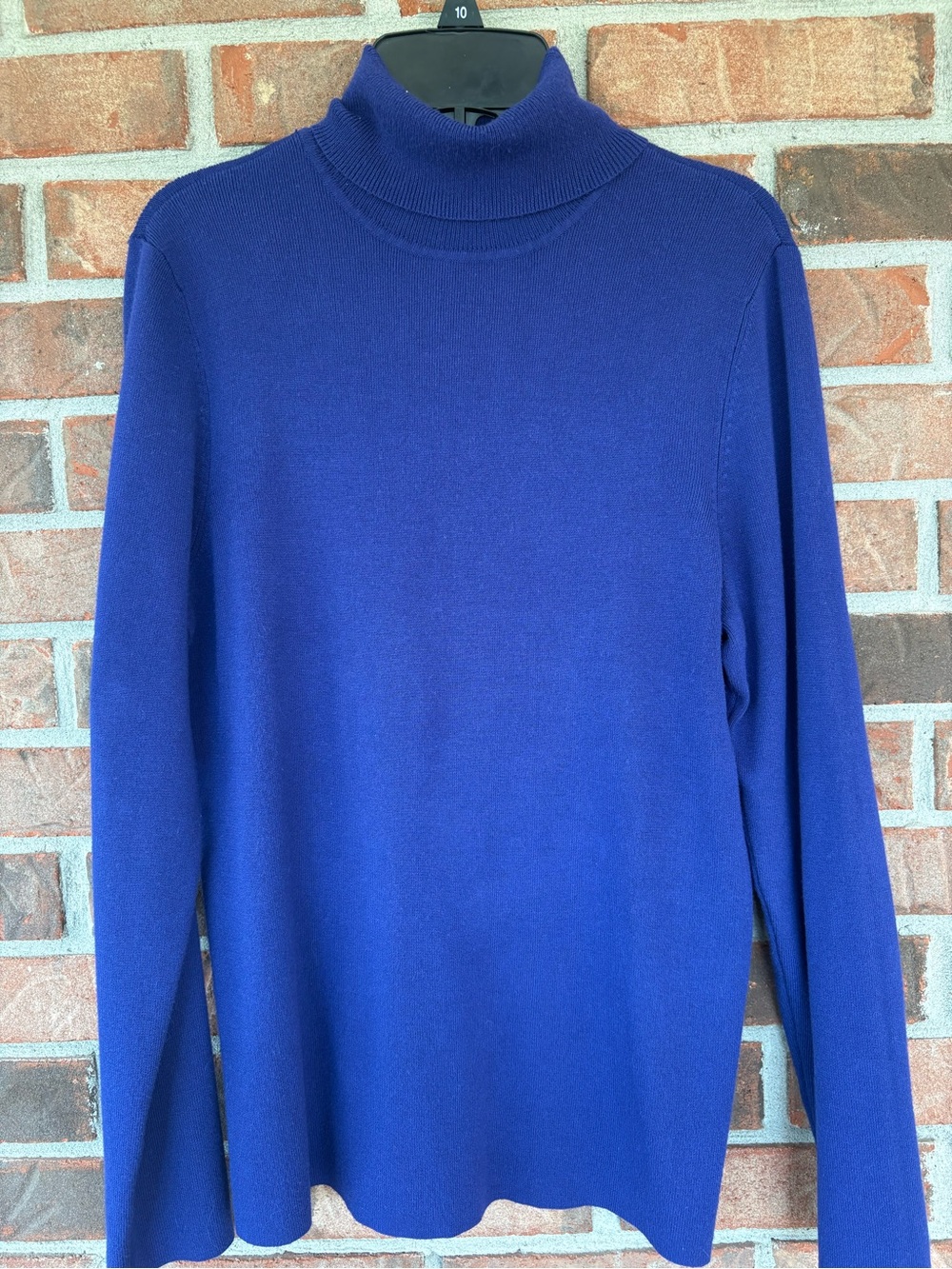 Chico’s Women’s Royal Blue Turtleneck Sweater
